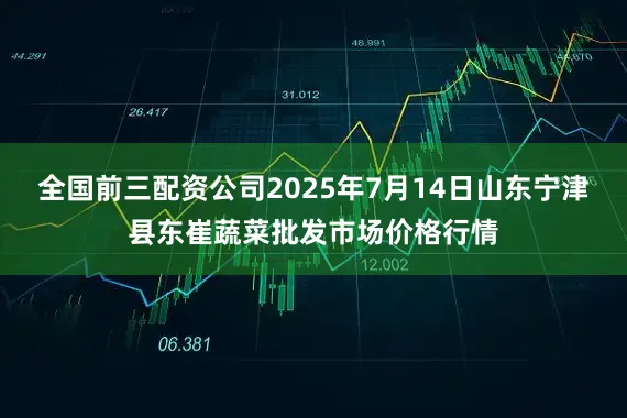 全国前三配资公司2025年7月14日山东宁津县东崔蔬菜批发市场价格行情